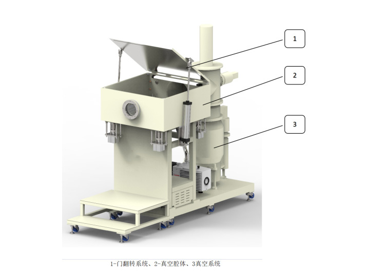 Vacuum insulation board experimental machine